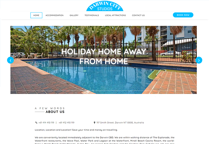 Holiday Home Website